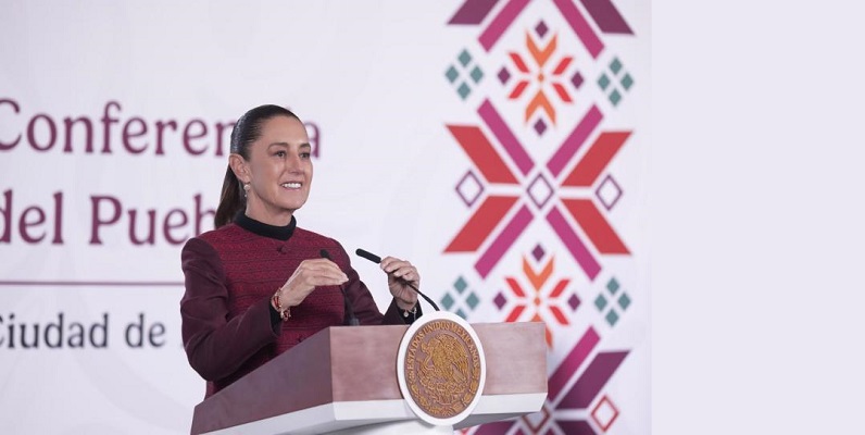 La presidenta Claudia Sheinbaum anunció que la empresa brasileña Petrobras apoyará a Pemex en la exploración de nuevos yacimientos. Presidencia/Juan Carlos Ramos Mamahua/Presidencia