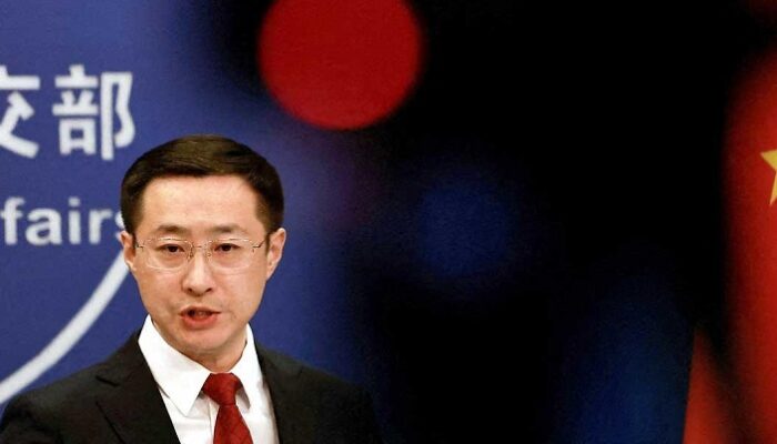 Lin Jian, portavoz del Ministerio de Relaciones Exteriores de China. Foto: Reuters.