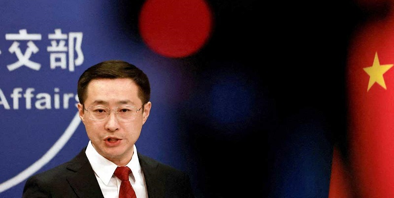 Lin Jian, portavoz del Ministerio de Relaciones Exteriores de China. Foto: Reuters.