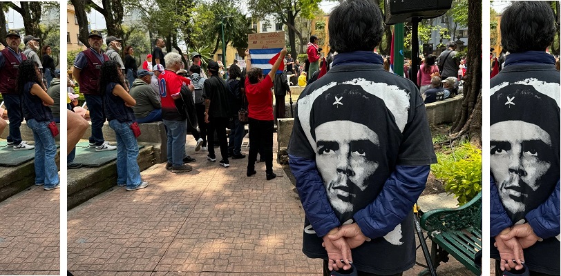 La marcha partirá a las 10:30 horas del Hemiciclo a Juárez rumbo a la ex embajada estadunidense en Paseo de la Reforma. Foto Luis Castillo