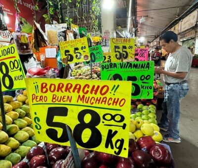 Venta de frutas en la Central de Abasto de la Ciudad de México, el 12 de mayo de 2026. Foto Luis Castillo