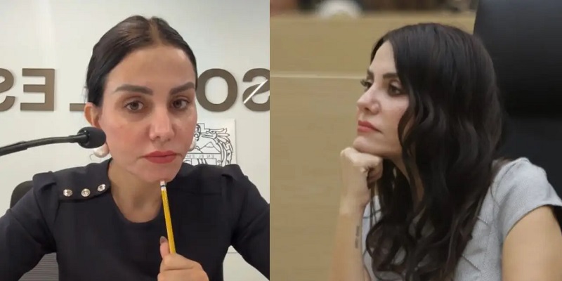 La diputada local Nayeli Salvatori conserva su curul en el Congreso de Puebla pese a la suspensión provisional de sus derechos partidistas.(IG Nay Salvatori)