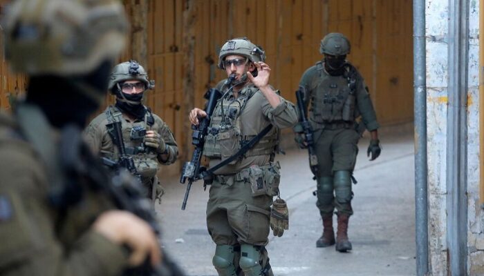 Militares israelíes realizan una redada en Cisjordania ocupada Foto AFP