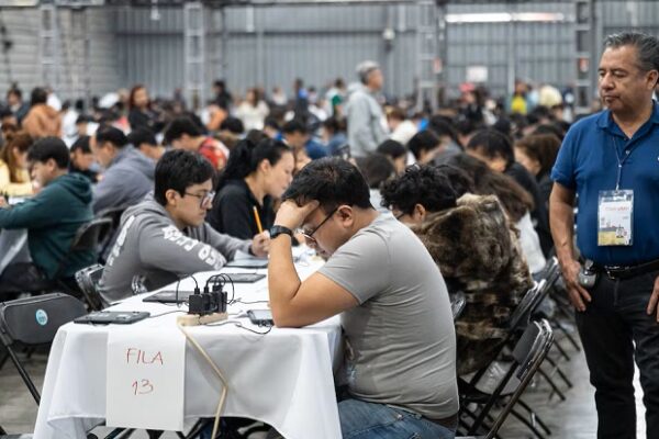 Aspirantes a licenciatura realizan el Examen de Control Presencial de la UNAM en Ciudad de México, el 17 de agosto. Aurea Del Rosario
