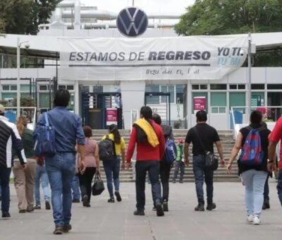 La planta de VW en Puebla. (Jafet Moz)