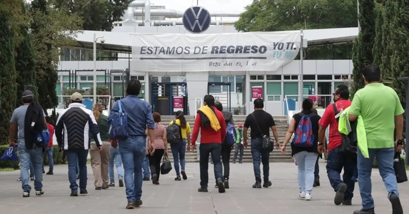 La planta de VW en Puebla. (Jafet Moz)