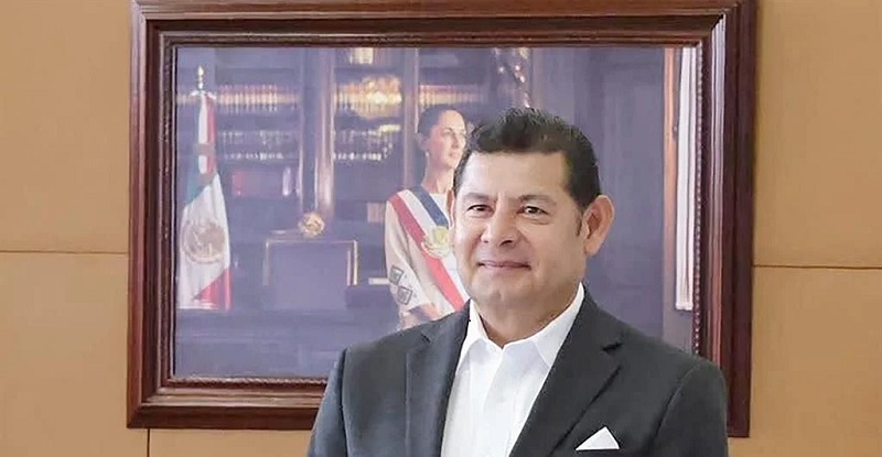 Para el gobernador de Puebla, Alejandro Armenta, las mujeres no pueden ser designadas como autoridad para enfrentar al crimen organizado. Crédito: Especial