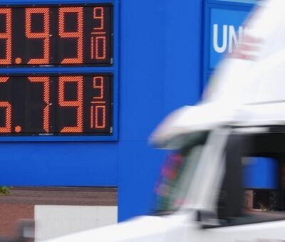 Precio del diesel en una gasolinera en Mineápolis, el 4 de septiembre de 2026. Foto AP