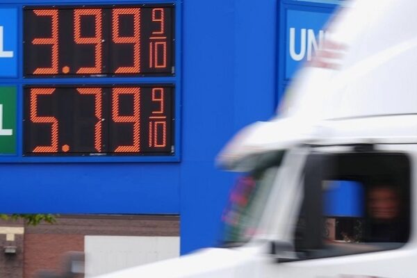 Precio del diesel en una gasolinera en Mineápolis, el 4 de septiembre de 2026. Foto AP