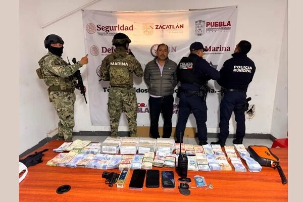 "El Moco", líder huachicolero detenido. (Especial)