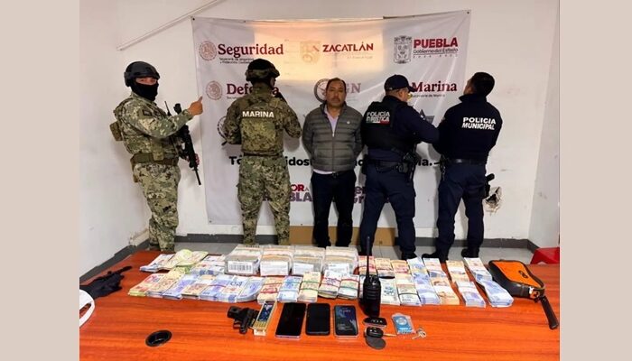 "El Moco", líder huachicolero detenido. (Especial)