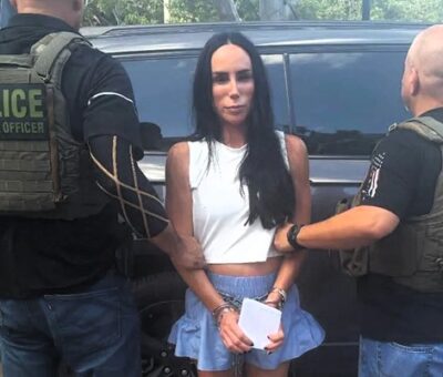 Autoridades de EU detuvieron en Miami a la presentadora de tv Inés Gómez Mont, quien es buscada por delincuencia organizada y lavado. Crédito: Especial