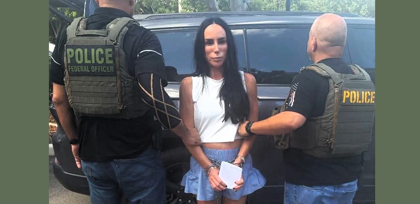 Autoridades de EU detuvieron en Miami a la presentadora de tv Inés Gómez Mont, quien es buscada por delincuencia organizada y lavado. Crédito: Especial