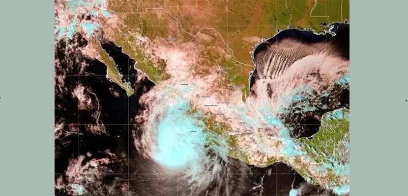 El fenómeno ocasionará lluvias intensas en Colima y Michoacán, así como precipitaciones muy fuertes en Jalisco y Nayarit. Crédito: Especial